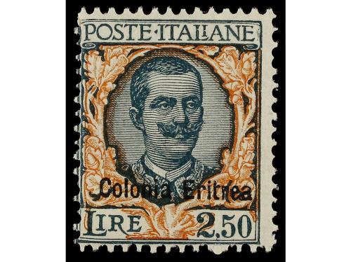 ** ERITREA. Sa. 125/27. 1928-29. 75 cts. red, 1,25 lire and 