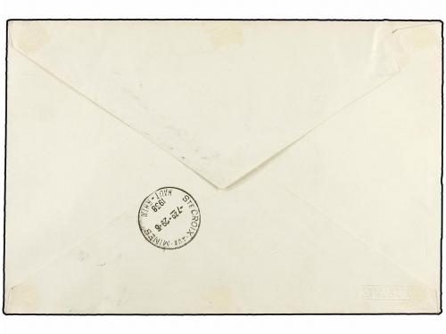 ✉ FRANCIA. 1938 (28-6). PARIS to ST. CROIX AUX MINES. 50 Fr.