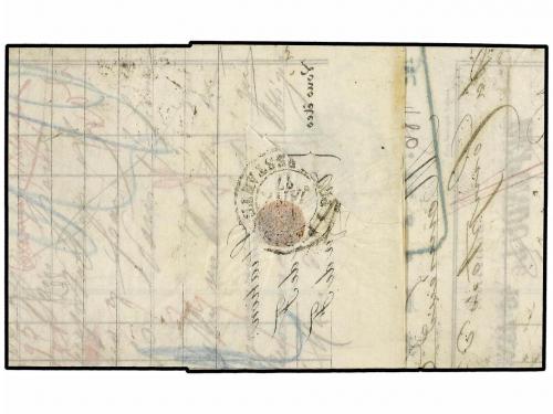 ✉ FRANCIA. 1877. Entiere letter to PARIS. 10 cts. green, 25 