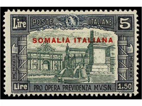 ** SOMALIA. Sa. 140/43. 1930. Complete set, never hinged. Sa
