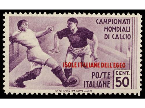 ** ITALIA: EGEO (Colonia italiana). Sa. 75/79 + A 34/37. 193