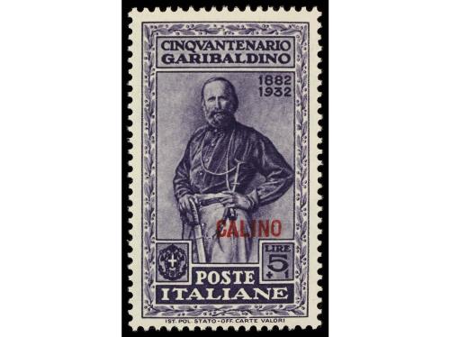 ** ITALIA: EGEO (Colonia italiana). Sa. 17/26. 1932. CALINO.