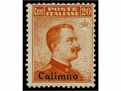 ** ITALIA: EGEO (Colonia italiana). 1912-22. CALINO. Complet
