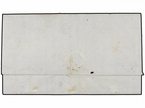 ¿ PERU. 1871 (19 Oct.). CALLAO a LIMA. 5 ctvos. rosa, dos se