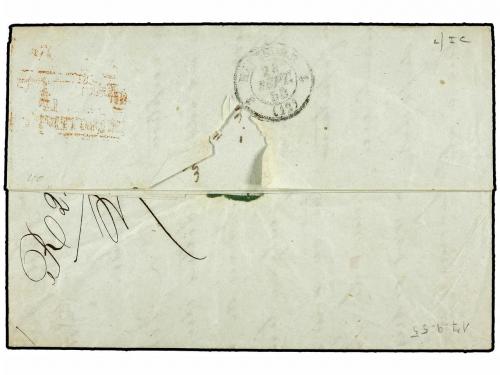 ¿ LEVANTE: CORREO FRANCES. 1852 (Sept. 17). Entire letter fr