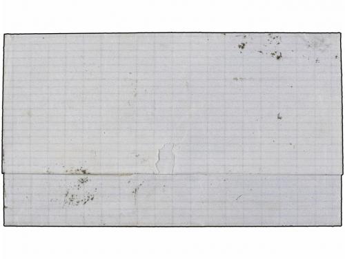 ✉ PORTUGAL. 1867. LISBOA a CÁDIZ. 10 reis amarillo y 25 reis