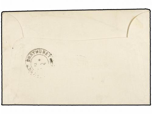 ✉ CONGO BELGA. 1941. LEOPOLDVILLE to BATHURST (Gambia). FIRS