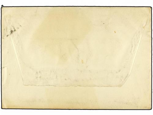 ✉ TURQUIA. 1921. CONSTANTINOPLE to U.S.A. 20 pa., 1 pi. (2) 