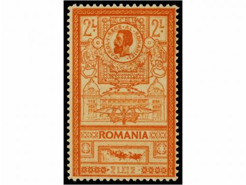 * RUMANIA. 1903. 2 l. orange and 2 l. dark orange. Original 