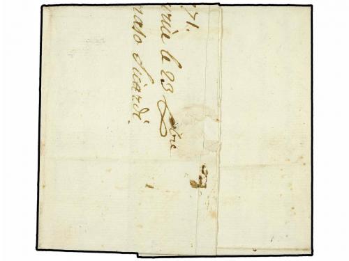 ✉ MONACO. 1771 (23 Diciembre). PORT MAURICE a MARSEILLE. Man