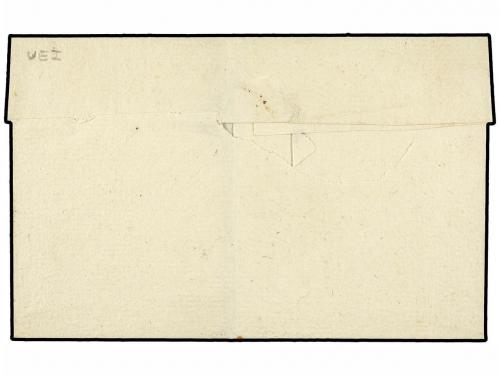 ✉ COLOMBIA. (1820 CA.). Envuelta circulada a ZARAGOZA dirigi