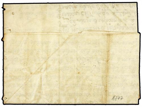 ¿ COLOMBIA. 1777 (23 Marzo). LA LAGUNA a SAN GIL. Carta comp