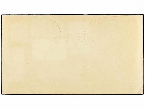 ✉ TAHITI. 1934. PAPEETE a USA. 15 cents. verde (2) mixto con