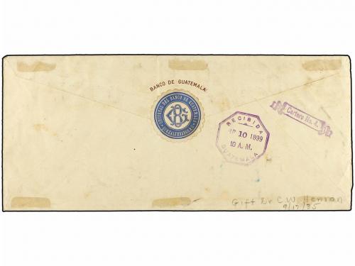 ✉ GUATEMALA. Sc. 47 (2), 52, 81, 87, 88, 89, 92, 93. 1899. Q