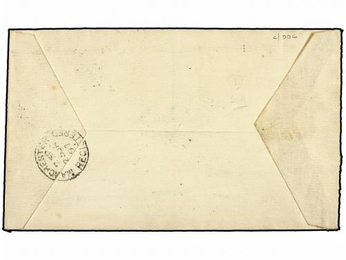 ✉ NIGERIA. 1896 (19 Dec.). Envelope registered to MANCHESTER
