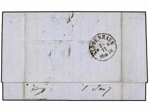 ✉ SUECIA. 1869. MOLMO to LONDON. 5 ore green and 20 ore red 