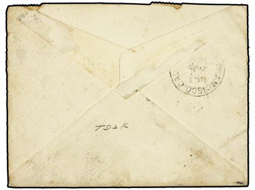 ✉ GRAN BRETAÑA. 1886. BIRMINGHAM to SAN FRANCISCO (U.S.A.). 