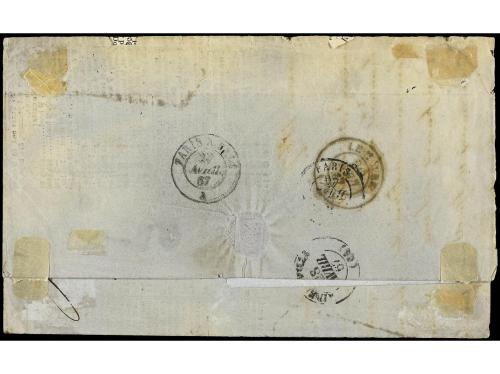 ✉ ESTADOS UNIDOS. Sc. 77 (2). 1868. NEW ORLEANS to HAVRE (Fr