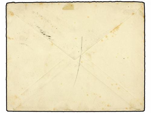 ✉ KENIA. 1933. KISUMU to ENGLAND. 15 cents red envelope upra