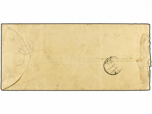 ✉ PALESTINA. 1932. ALEXANDRIA to JERUSALEM. 15 mils violet, 