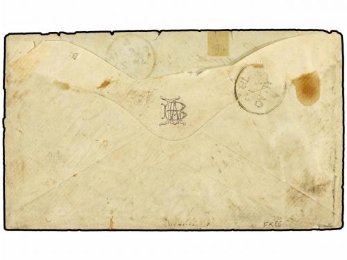 ✉ PERU. 1878. CALLAO to OHIO (U.S.A.). Peruvian 10 ctvos. gr