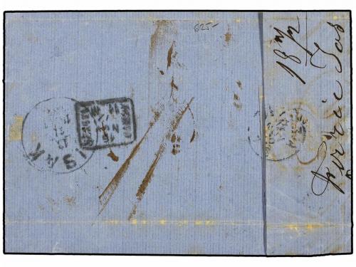 ✉ HUNGRIA. 1872. HUNGARY to VERONA (Italy). 5 kr. red sent u