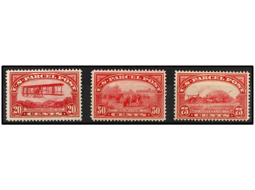 * ESTADOS UNIDOS. Sc. Q9/11. 1913. 20 cents., 50 cents. and 