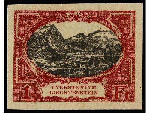 (*) LIECHTENSTEIN. Mi. 54/55, 58/60 PK. 1921. FIVE imperfora