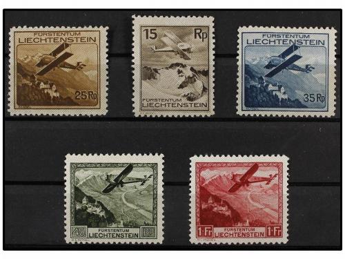 * LIECHTENSTEIN. Mi. 108/13. 1930. Complete set, hinged. Mic
