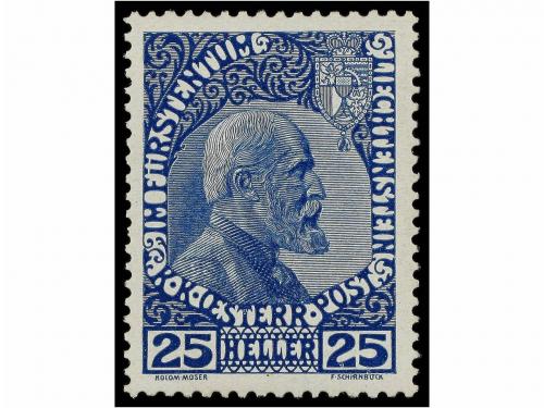 ** LIECHTENSTEIN. 1912. Complete set, never hinged. 800&euro;. 