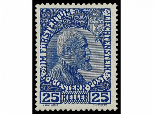 ** LIECHTENSTEIN. 1912. Complete set, never hinged. 800&euro;. 
