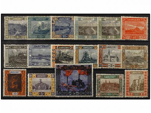 * SARRE. 1921-34. Complete sets, hinged. 250&euro;. 