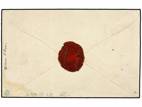 ✉ HUNGRIA. Mi. 9. 1872. PEST local letter. 3 kr. green, fine