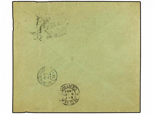 ✉ COLONIAS ITALIANAS. Sa. 64 (3). 1922. CONSTANTINOPLA. CONS