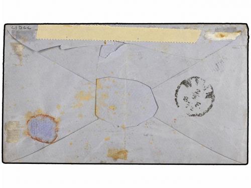 ✉ HUNGRIA. Mi. 9, 10. 1871. Engraved 3kr. green and 5kr. ros