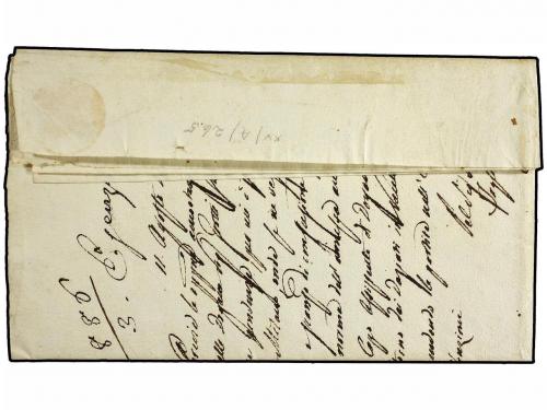 ✉ ITALIA. 1807 (7 Agosto). OCUPACIÓN FRANCESA. MILAN a REGGI