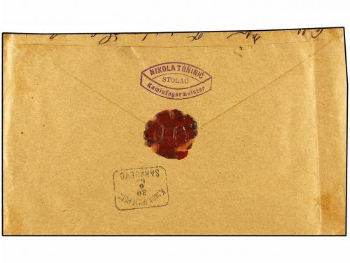 ✉ BOSNIA-HERZEGOVINA. Mi. 15a. 1905. STOLAC to SARAJEVO. 10 