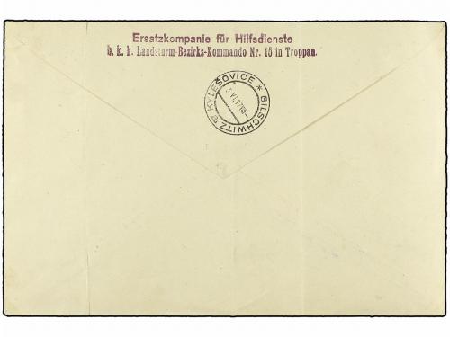 ✉ BOSNIA-HERZEGOVINA. Ed. 99A/116A. 1916. SARAJEVO to GILSCH