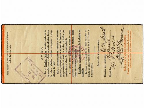 ✉ PANAMA. 1926. SIXAOLA a USA. Sobre de Certificados de 5 ct