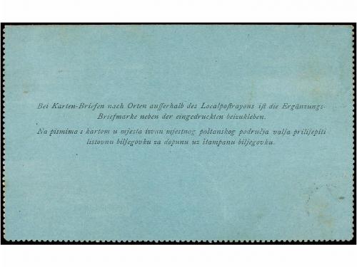 ✉ BOSNIA-HERZEGOVINA. Mi. 10A, 12A. 1905. BANJALUKA to MITRO