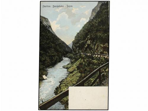 ✉ BOSNIA-HERZEGOVINA. 1917. Postcard franked by 12 h. blue w