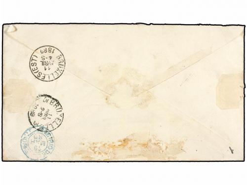 ✉ BRASIL. Sc. 85. 1889. JACAREHY a BRUSELAS (Bélgica). Enter