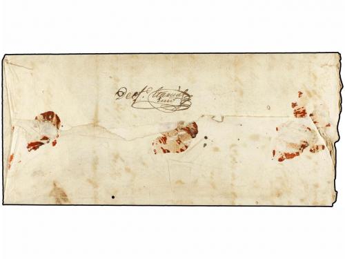 ✉ COLOMBIA. (1825 CA.). Envuelta de Plica Judicial circulada