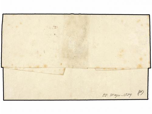 ✉ COLOMBIA. (1825 CA.). Envuelta circulada a BOGOTÁ, manuscr
