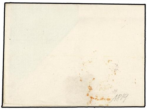 ✉ COLOMBIA. (1820 CA.). Envuelta circulada a POPAYAN. Marca 