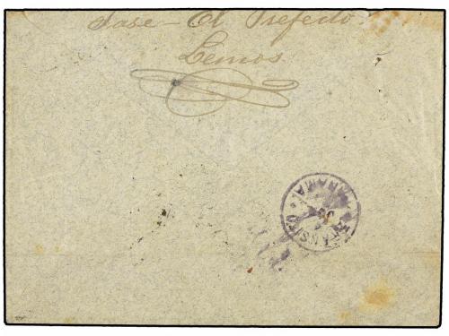 ✉ COLOMBIA. 1901. TUMACO a MANCHESTER (GB). Manuscrito "Pago