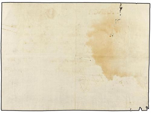 ✉ COLOMBIA. 1799 (9 Marzo). RECIBO de una entrega de 1800 re