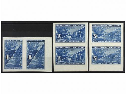 (*) CUBA. Ed. 302/04. 1937. SERIE COMPLETA en parejas SIN DE