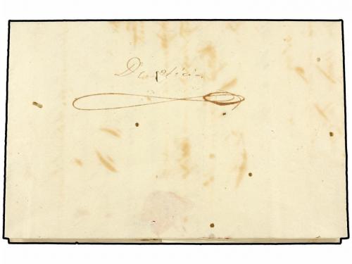 ✉ COLOMBIA. 1836 (13 Abril). JIRON a BUCARAMANGA. Marca JIRO