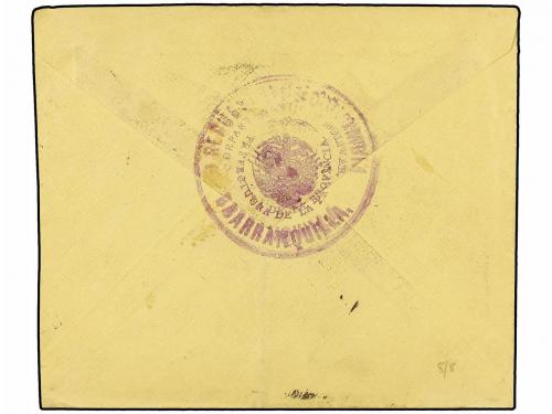 ✉ COLOMBIA. 1902. BARRANQUILLA a PARÍS. Manuscrito "No hay e